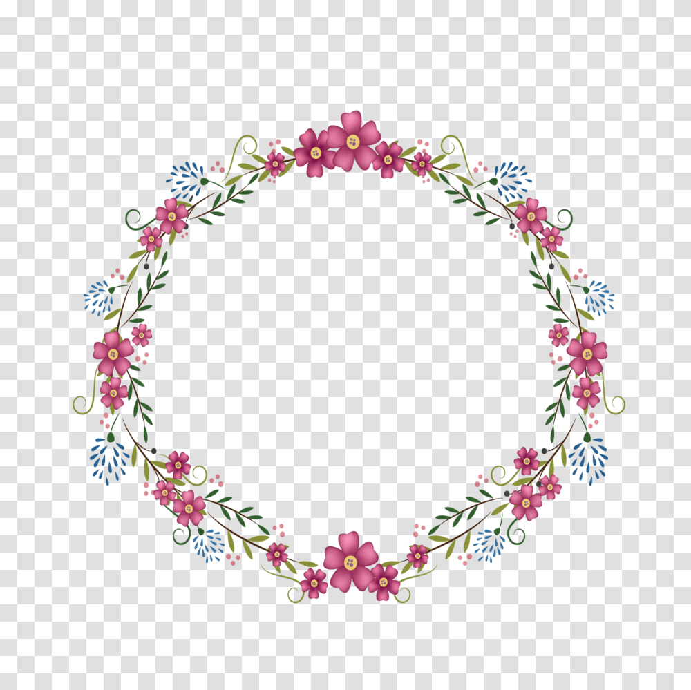 Floral Frame, Flower, Wreath, Sphere Transparent Png