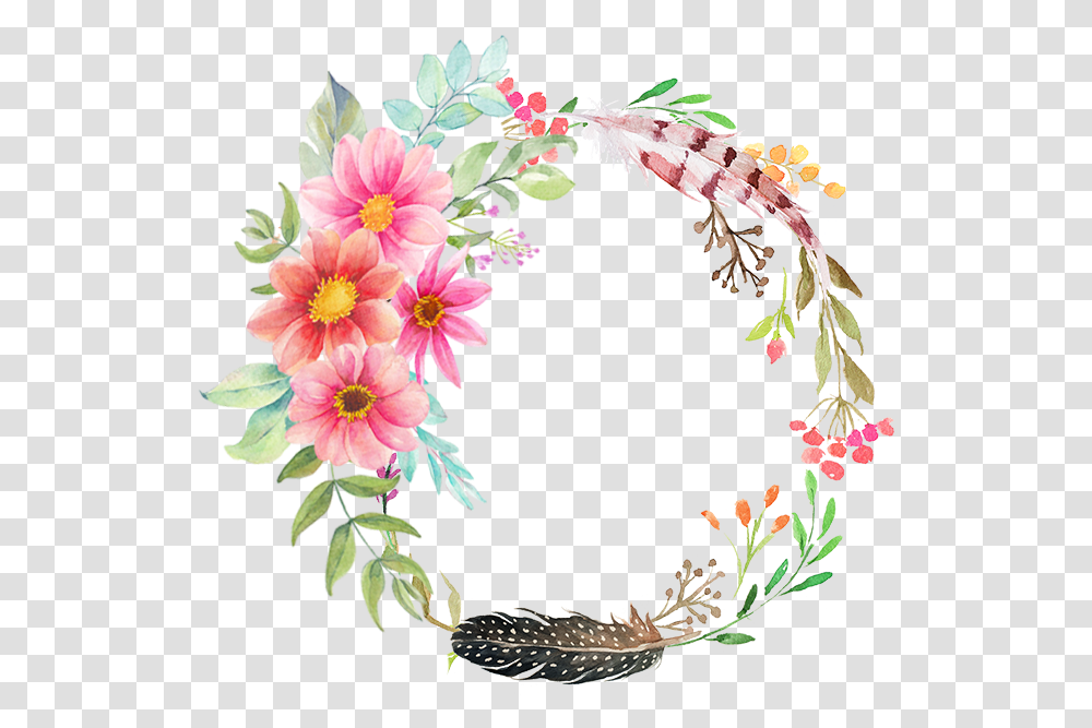 Floral Frame Images All Flower Ring Free, Floral Design, Pattern, Graphics, Art Transparent Png