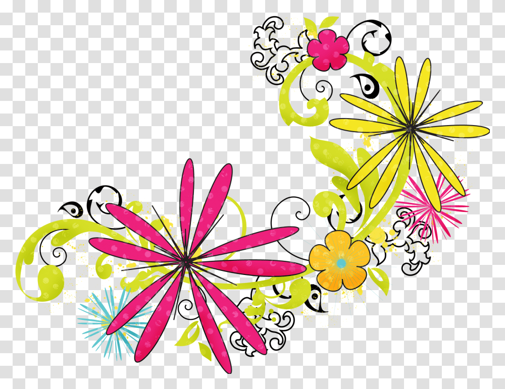 Floral Hd, Floral Design, Pattern Transparent Png