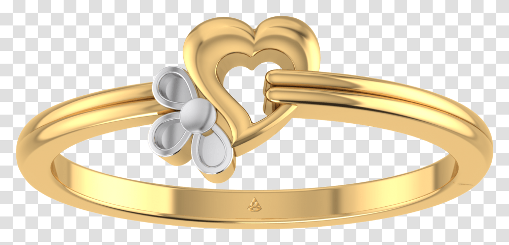 Floral Heart Gold New Ring Design, Jewelry, Accessories, Accessory, Sink Faucet Transparent Png