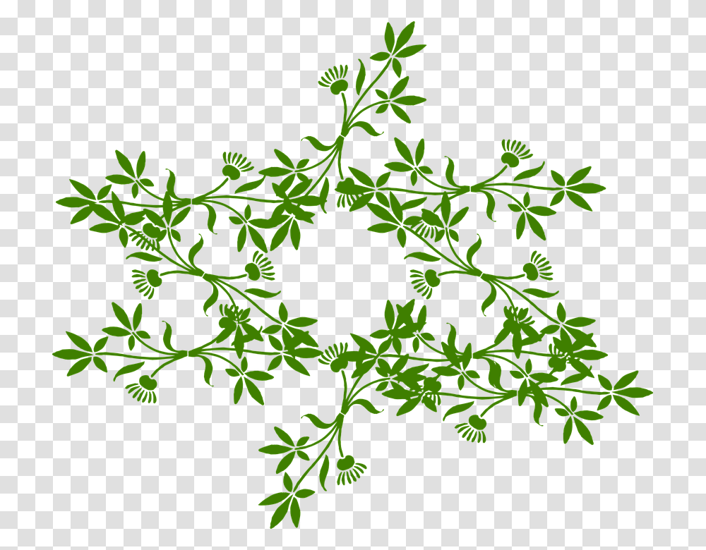 Floral Ornament Star Green Leaves Blossoms Ayurvedic Book In Hindi, Leaf, Plant, Vegetation Transparent Png