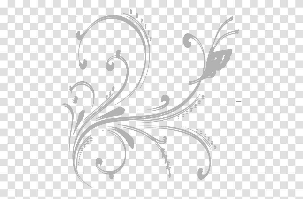 Floral Pattern White, Floral Design Transparent Png