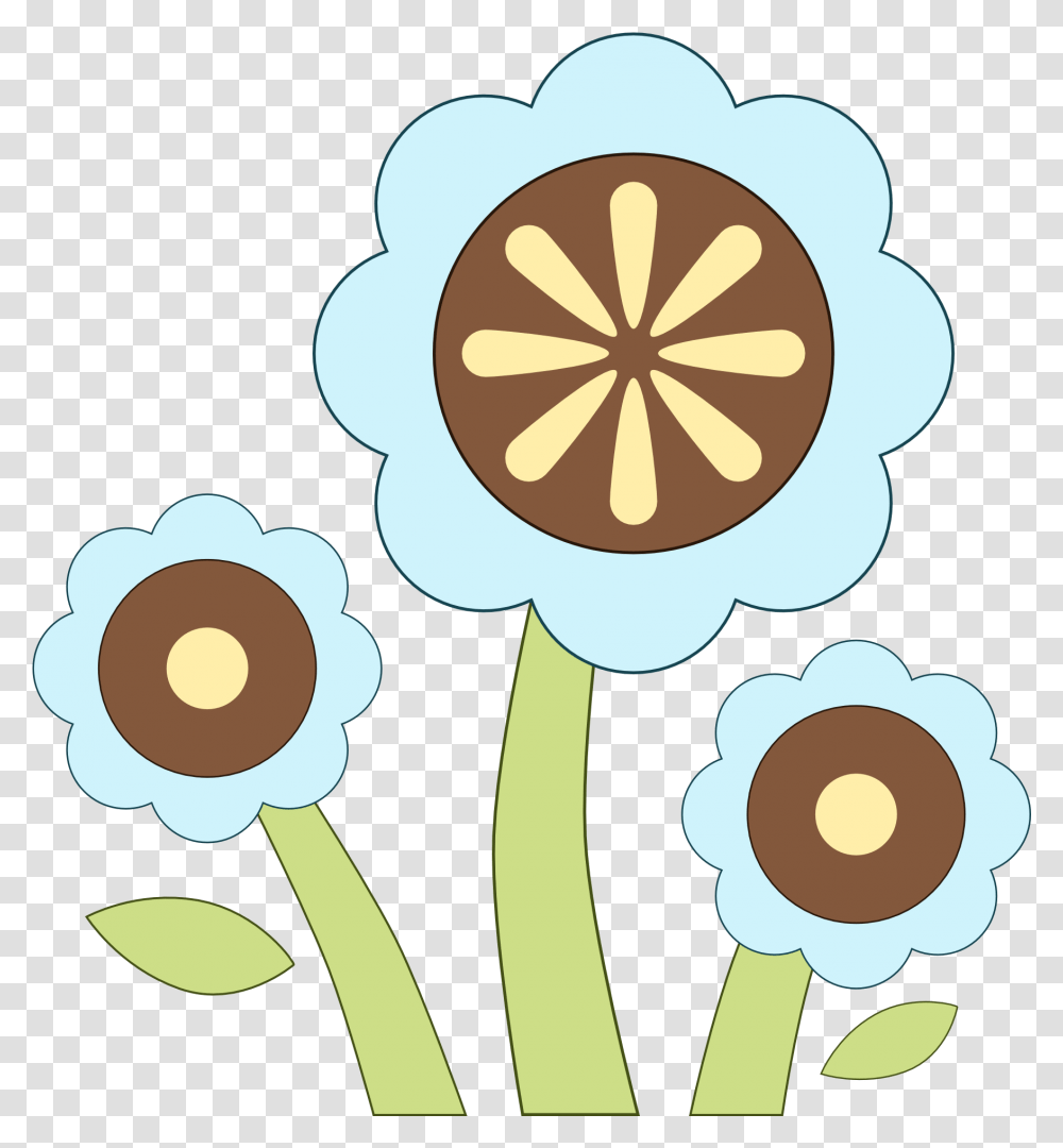 Floral Pattern With Blue Flowers Hubcap, Plant, Blossom, Anther, Pollen Transparent Png