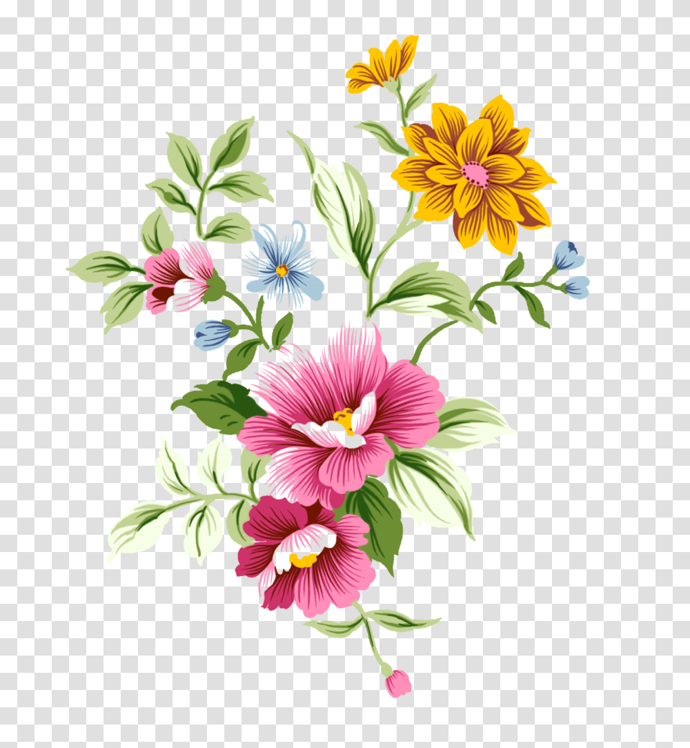 Floral Pic Vector Clipart, Floral Design, Pattern, Plant Transparent Png