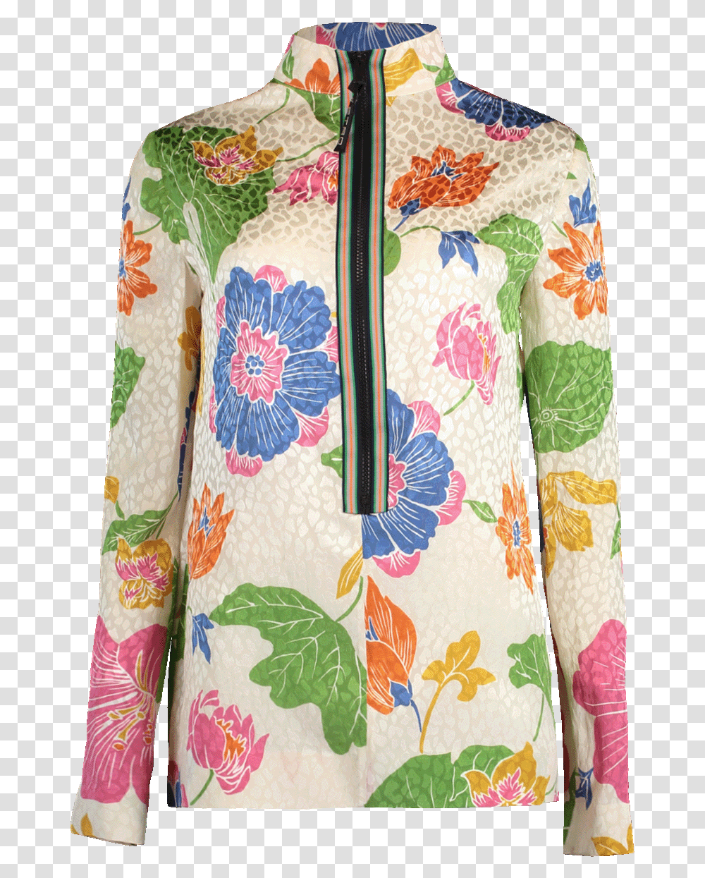 Floral Print, Apparel, Long Sleeve, Coat Transparent Png