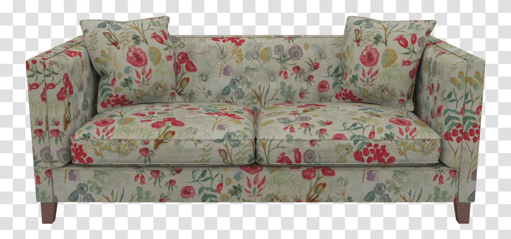 Floral Print Floral Design Sofas, Couch, Furniture, Cushion, Pillow Transparent Png