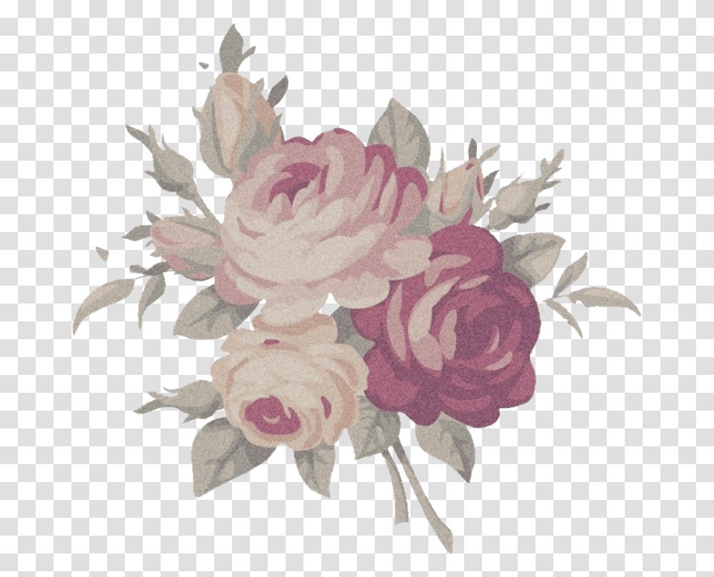 Floral Rose Interesting Art Aesthetic Flower, Floral Design, Pattern, Plant Transparent Png