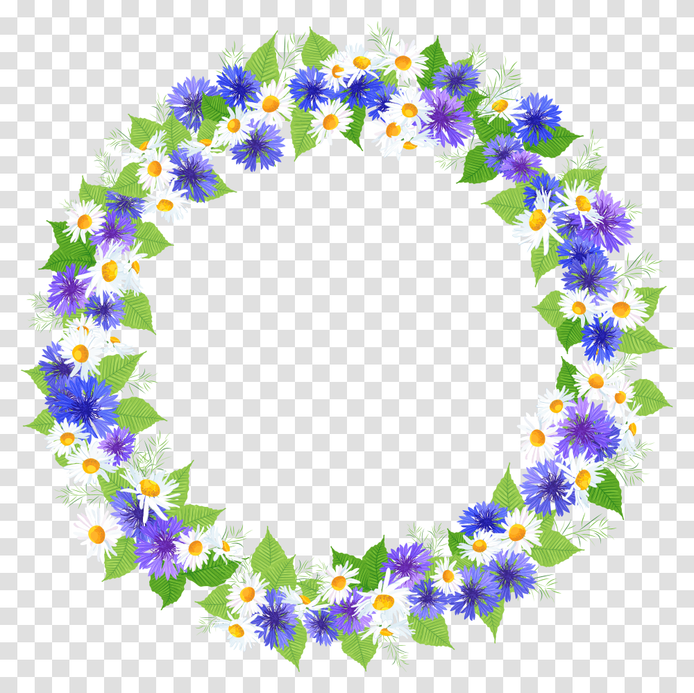 Floral Round Decoration Clipart Image Floral Round Transparent Png