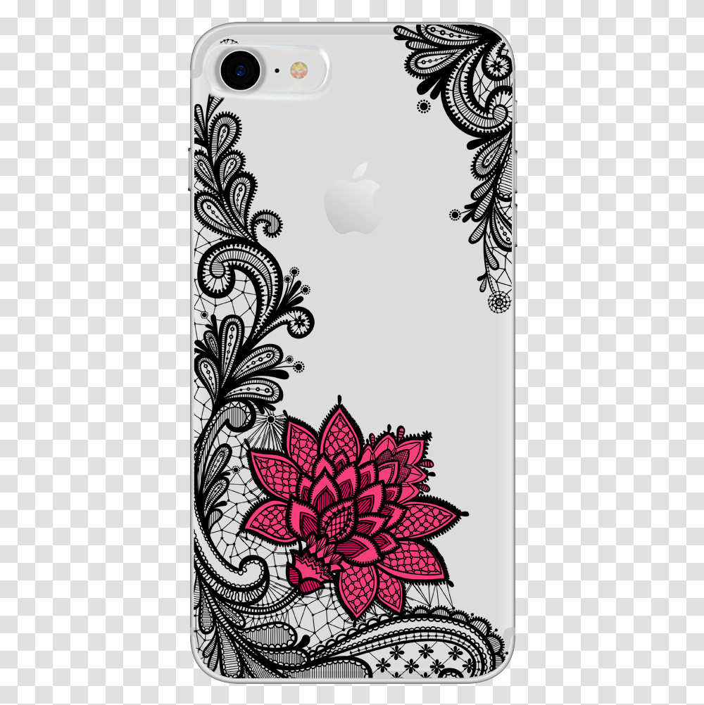 Floral Sexy Lace For Iphone 8 Plus Iphone Xs Max Xr Mobile Phone, Floral Design, Pattern Transparent Png