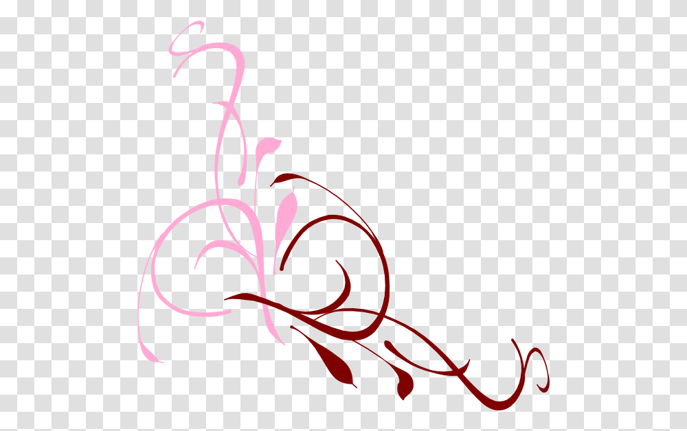 Floral Swirl Bubblegum Pink Clip Art, Floral Design, Pattern, Dynamite Transparent Png