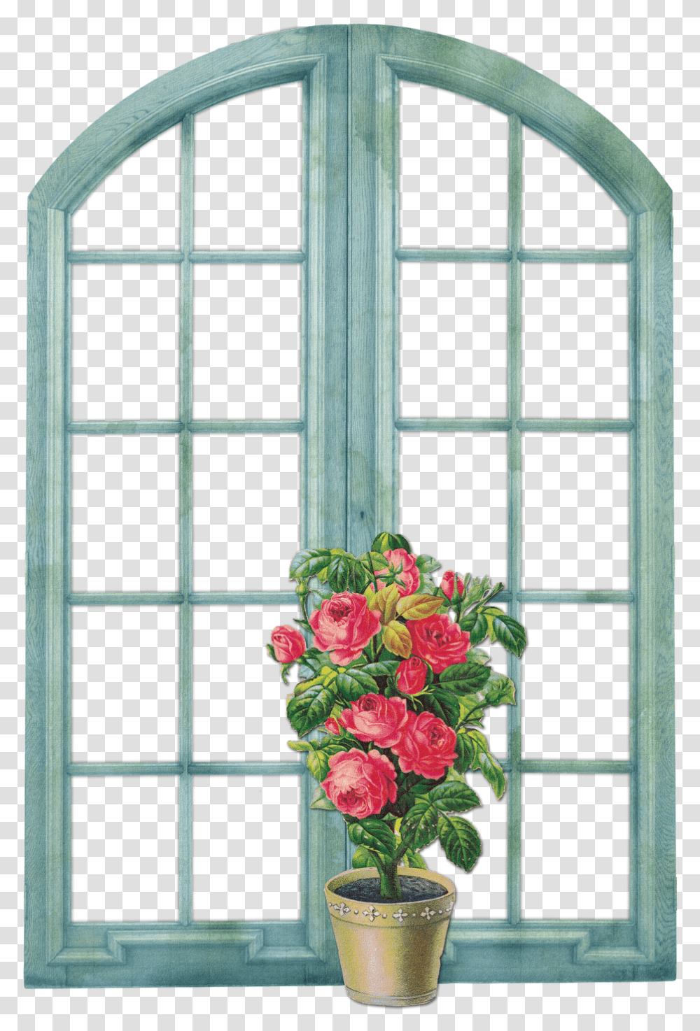 Floral Theme Vintage Backgrounds Background Vintage Window By Picsart, Plant, Flower, Blossom, Geranium Transparent Png
