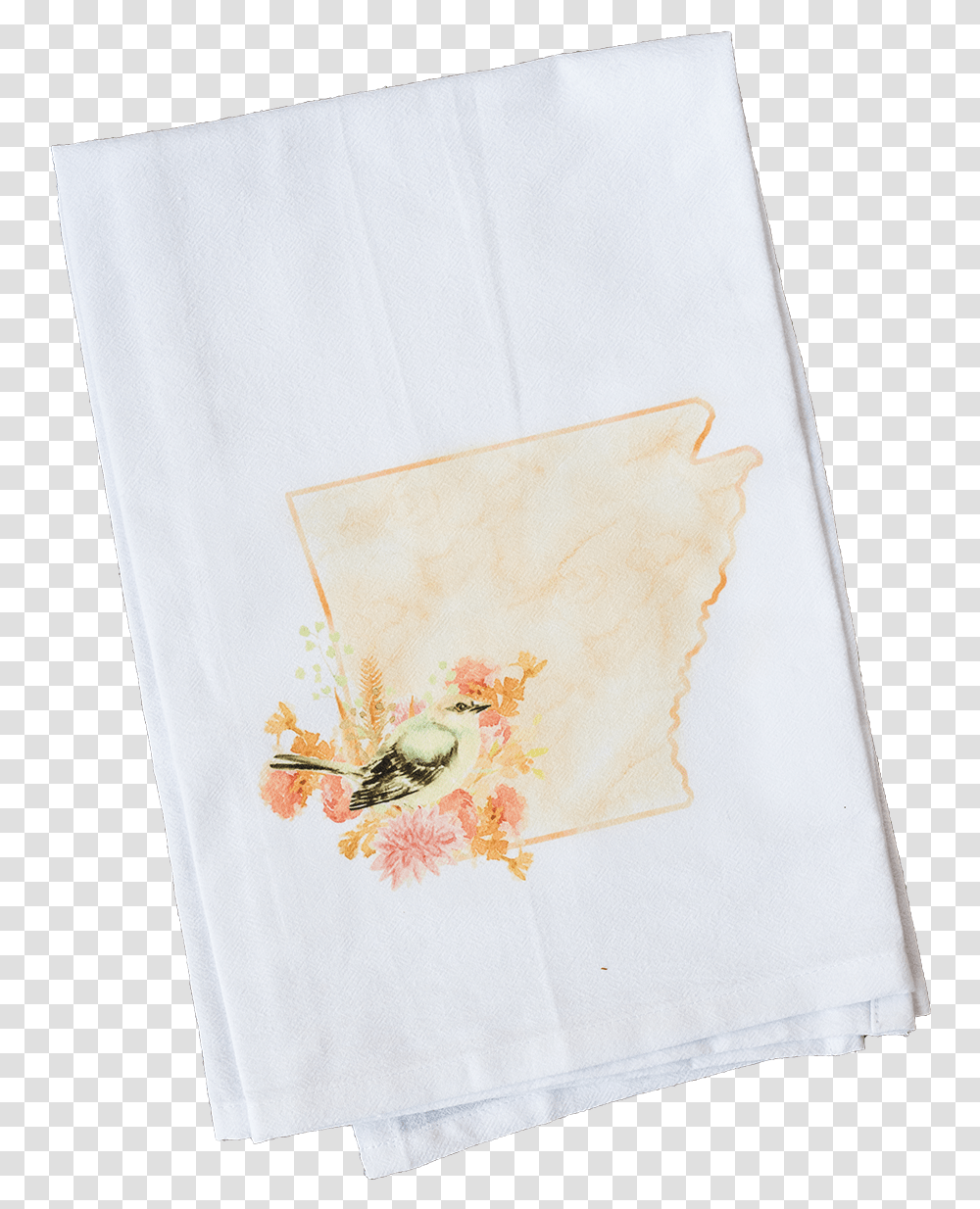 Floral Watercolor State Stitch, Napkin, Honey Bee, Insect, Invertebrate Transparent Png