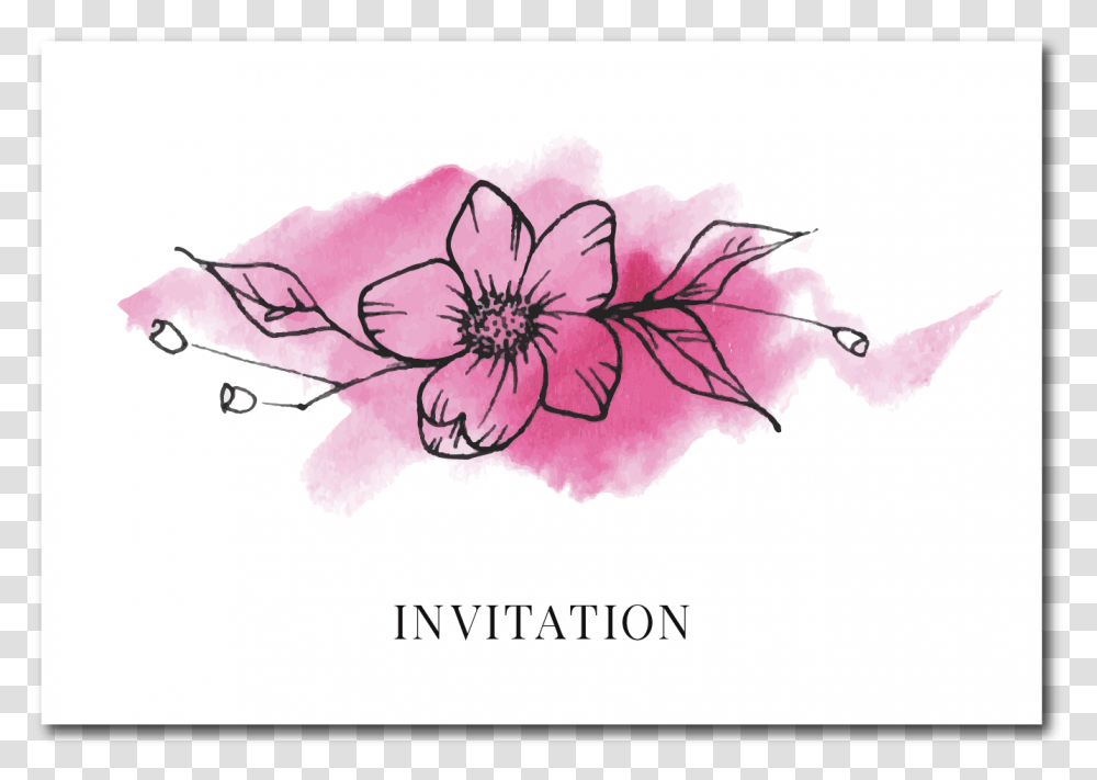 Floral Wedding InvitationClass Lazyload Lazyload Cherry Blossom, Floral Design, Pattern Transparent Png