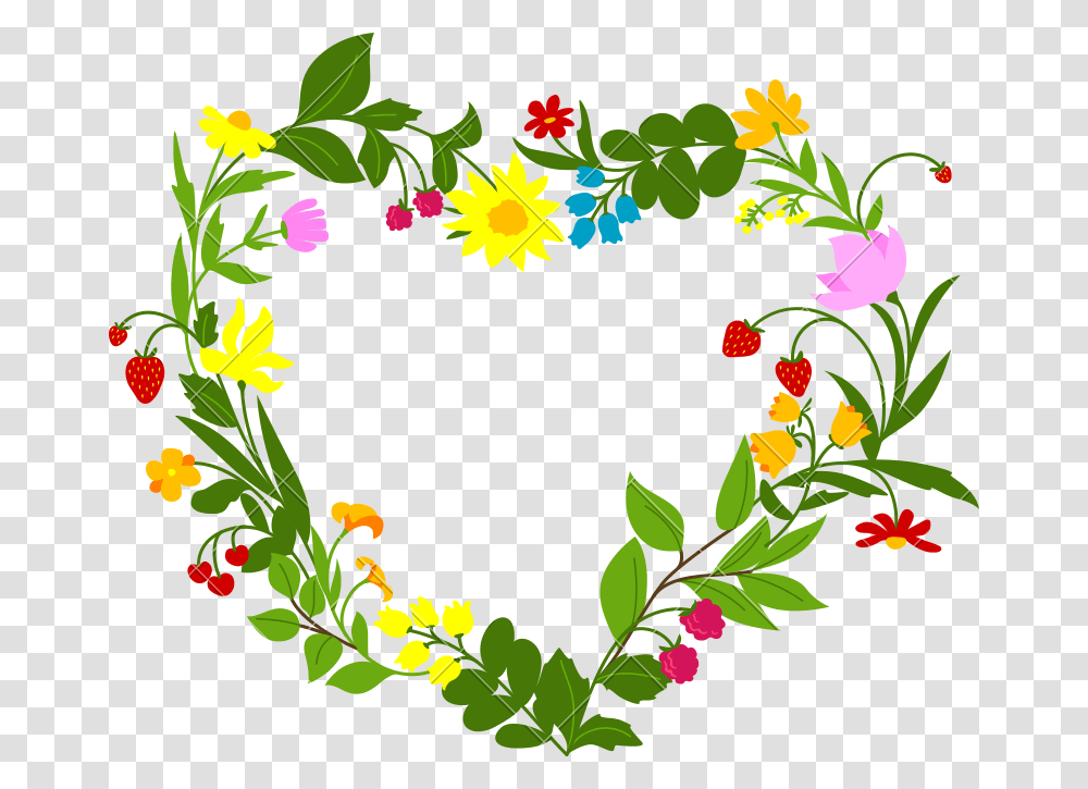 Floral Wreath Icon, Floral Design, Pattern Transparent Png