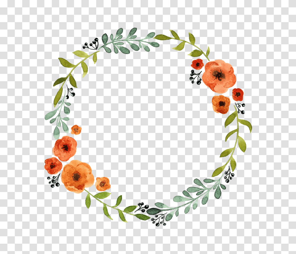 Floral Wreath Personalised Name, Plant, Bracelet, Jewelry, Accessories Transparent Png