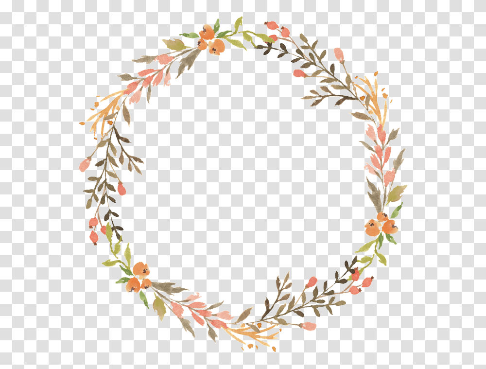 Floral Wreath Watercolor Decorative Floral Wreath, Bracelet, Jewelry, Accessories, Accessory Transparent Png