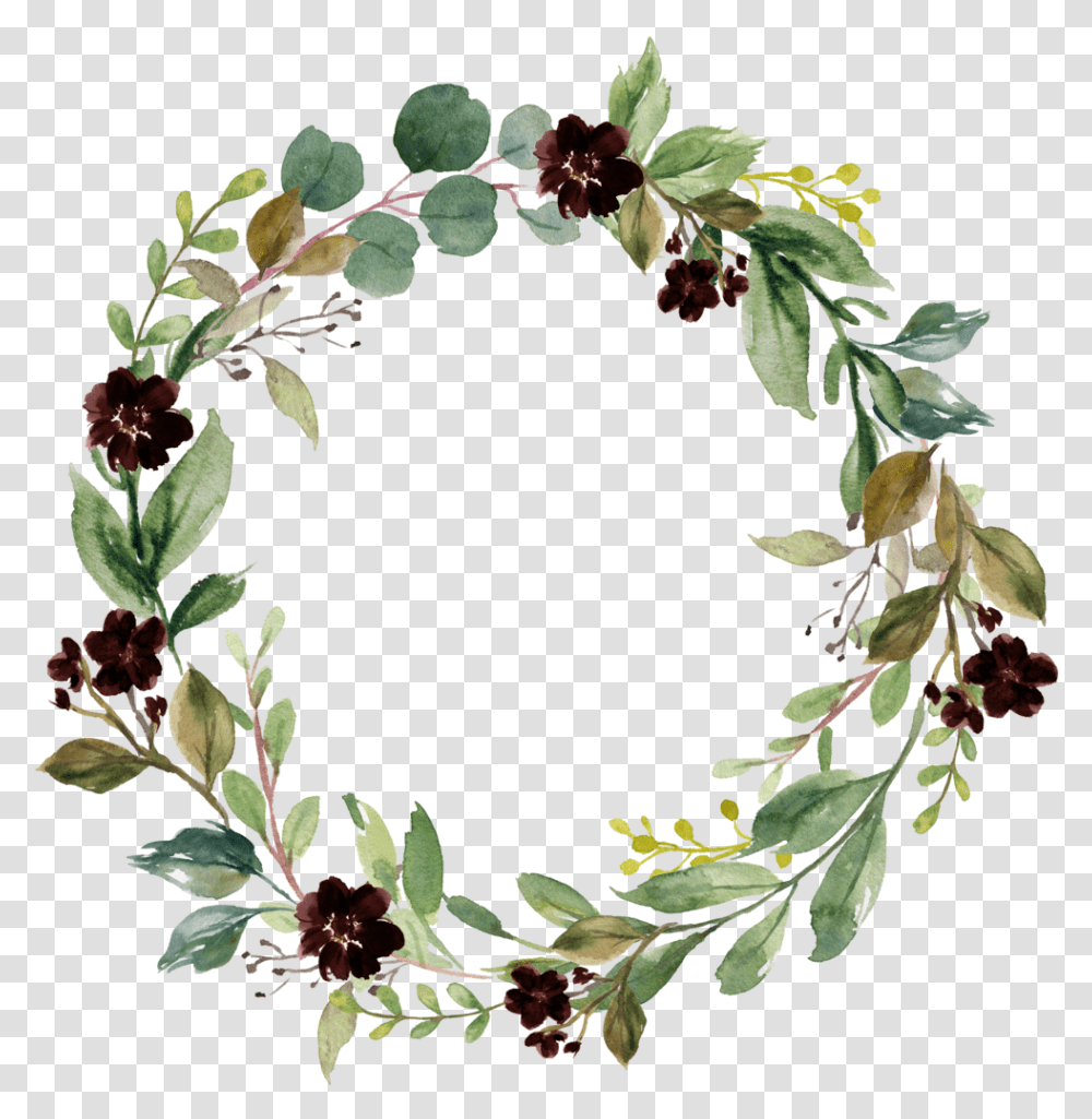 Floral Wreath Wedding Background Wreath Clipart, Leaf, Plant, Floral Design, Pattern Transparent Png