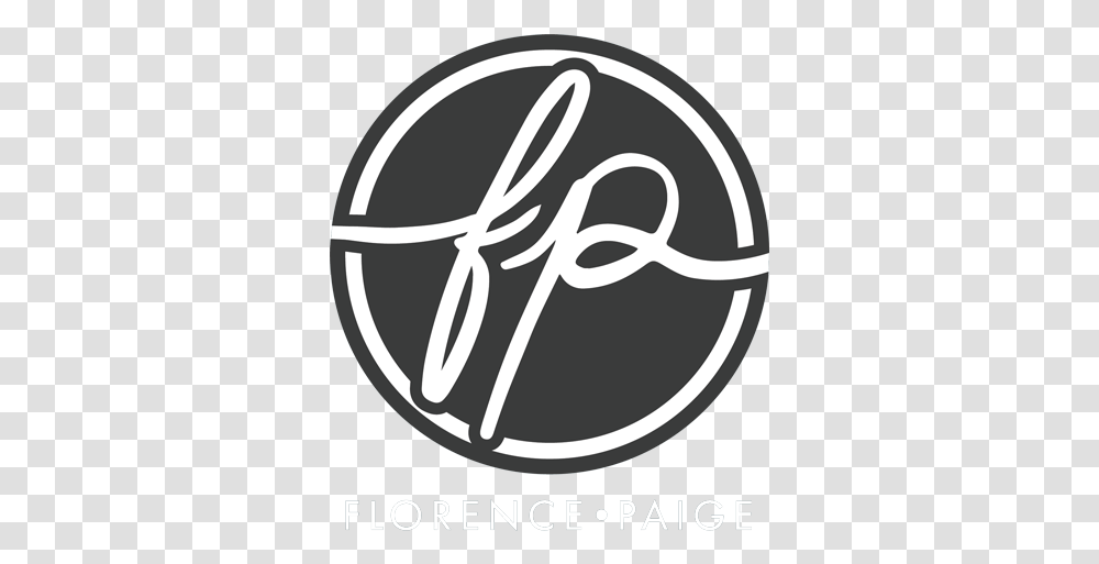 Florence Paige Designs Emblem, Text, Label, Alphabet, Logo Transparent Png