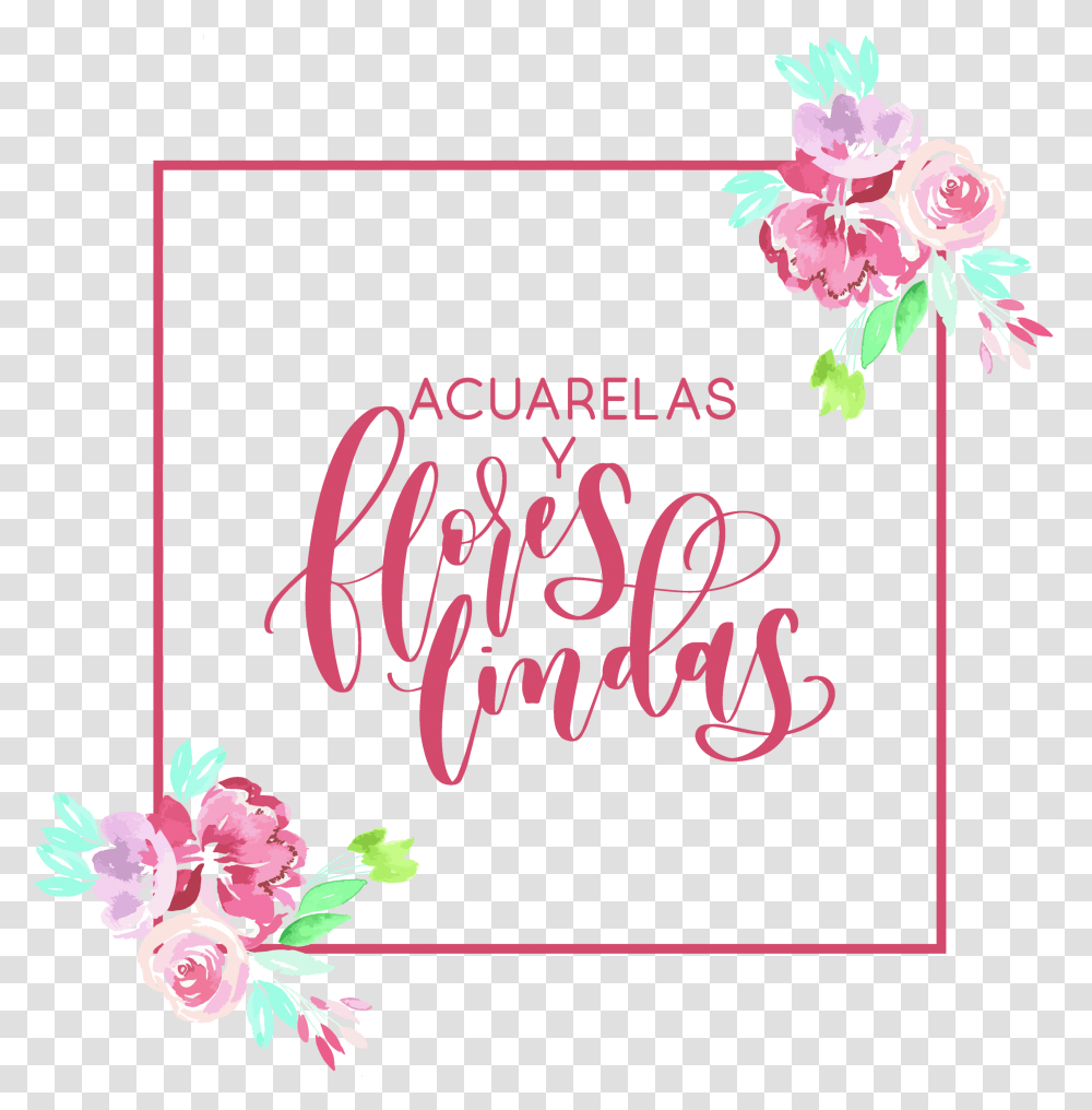 Flores Acuarela Calligraphy, Envelope, Mail Transparent Png
