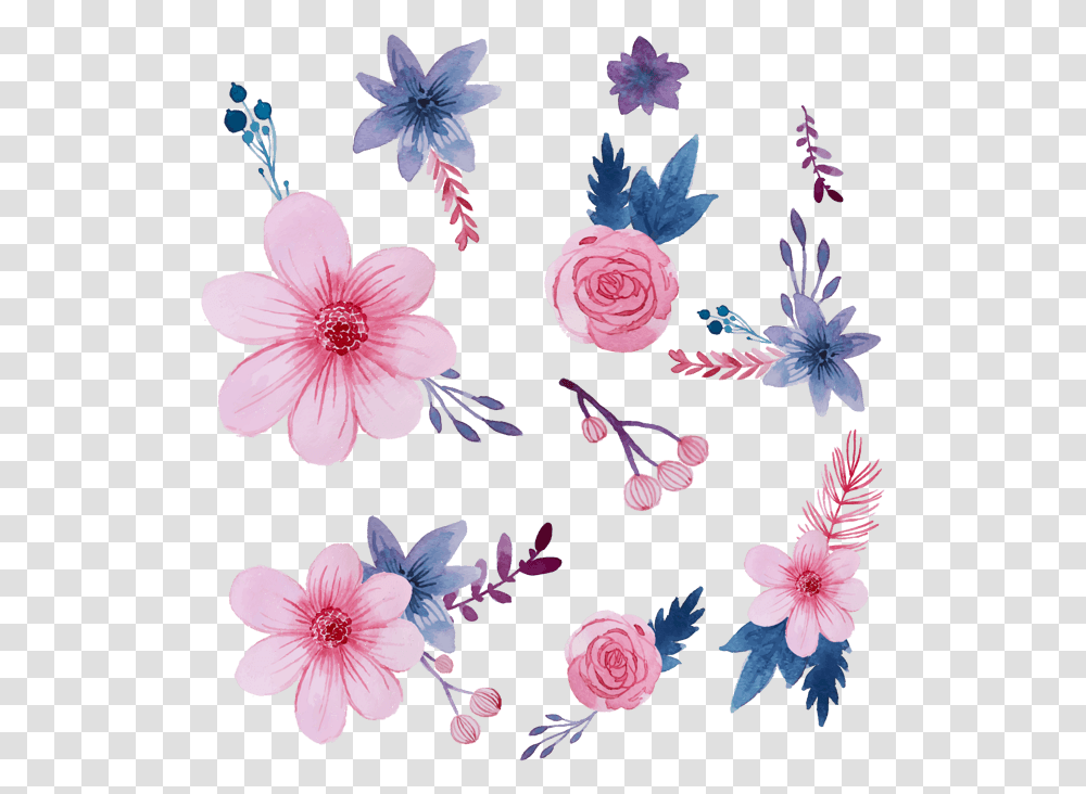 Flores Acuarela Fondos, Plant, Flower, Blossom, Pattern Transparent Png