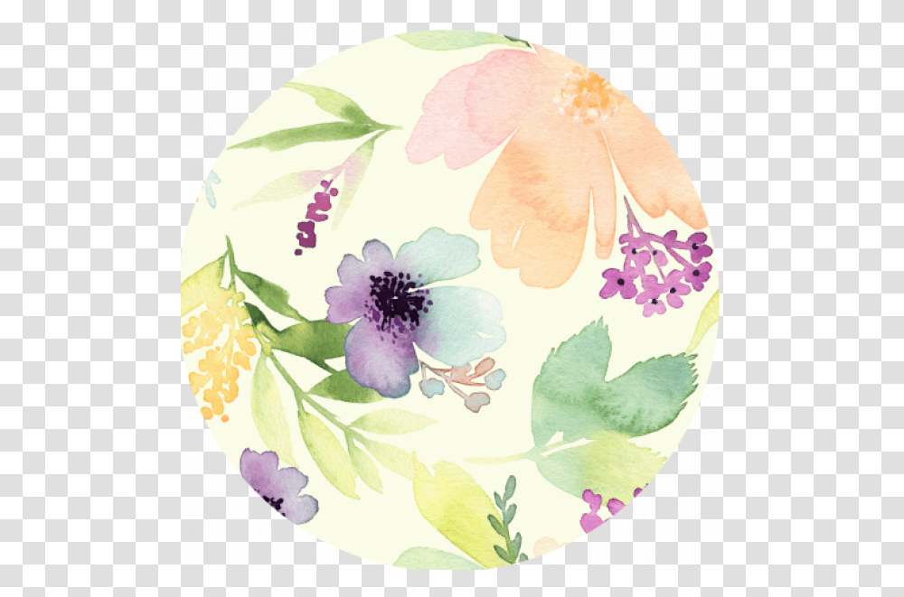 Flores Acuarela Images Decorative, Plant, Leaf, Porcelain, Art Transparent Png