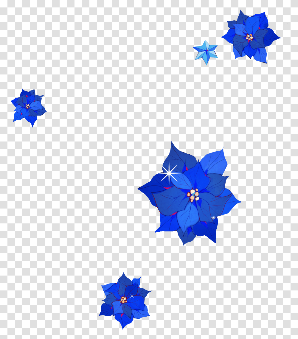 Flores Azules Render, Star Symbol, Pattern, Ornament Transparent Png