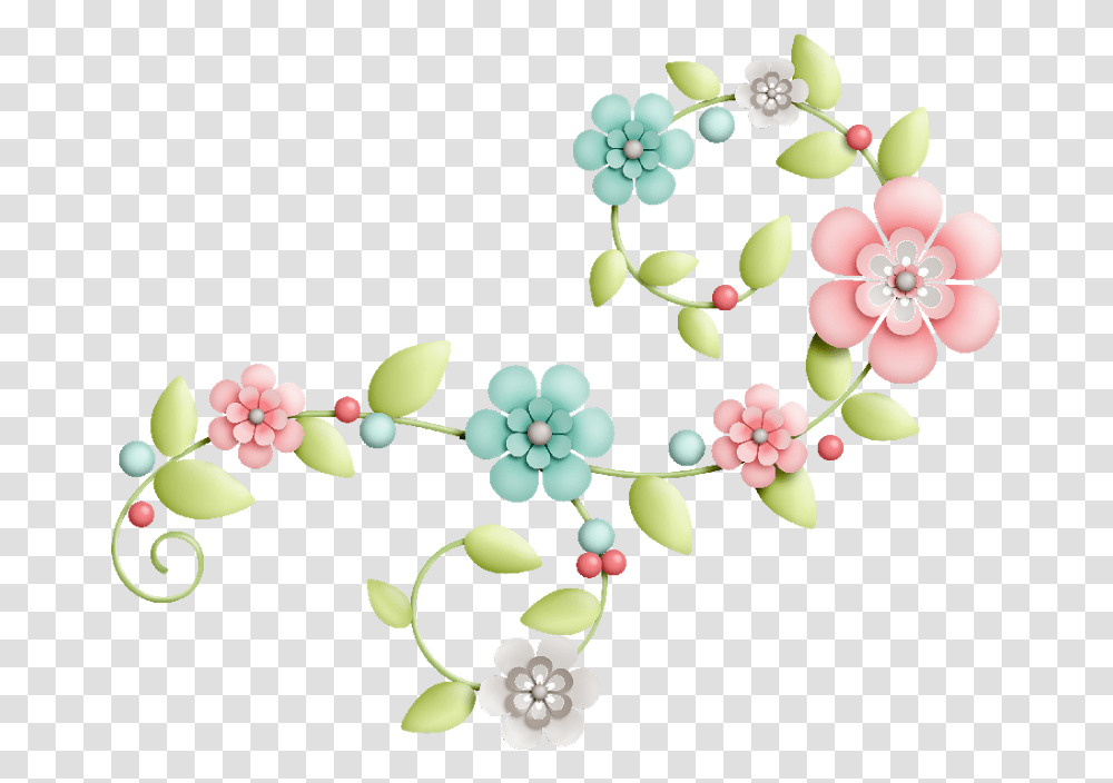 Flores Color Pastel, Floral Design, Pattern Transparent Png