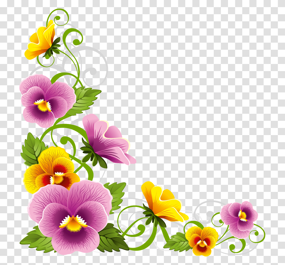 Flores Flowers Pansies, Plant, Floral Design Transparent Png
