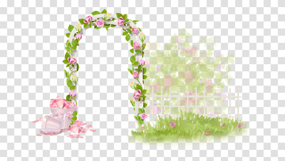 Flores Para Photoscape Flower Arbour Clipart, Building, Arch, Architecture, Arched Transparent Png