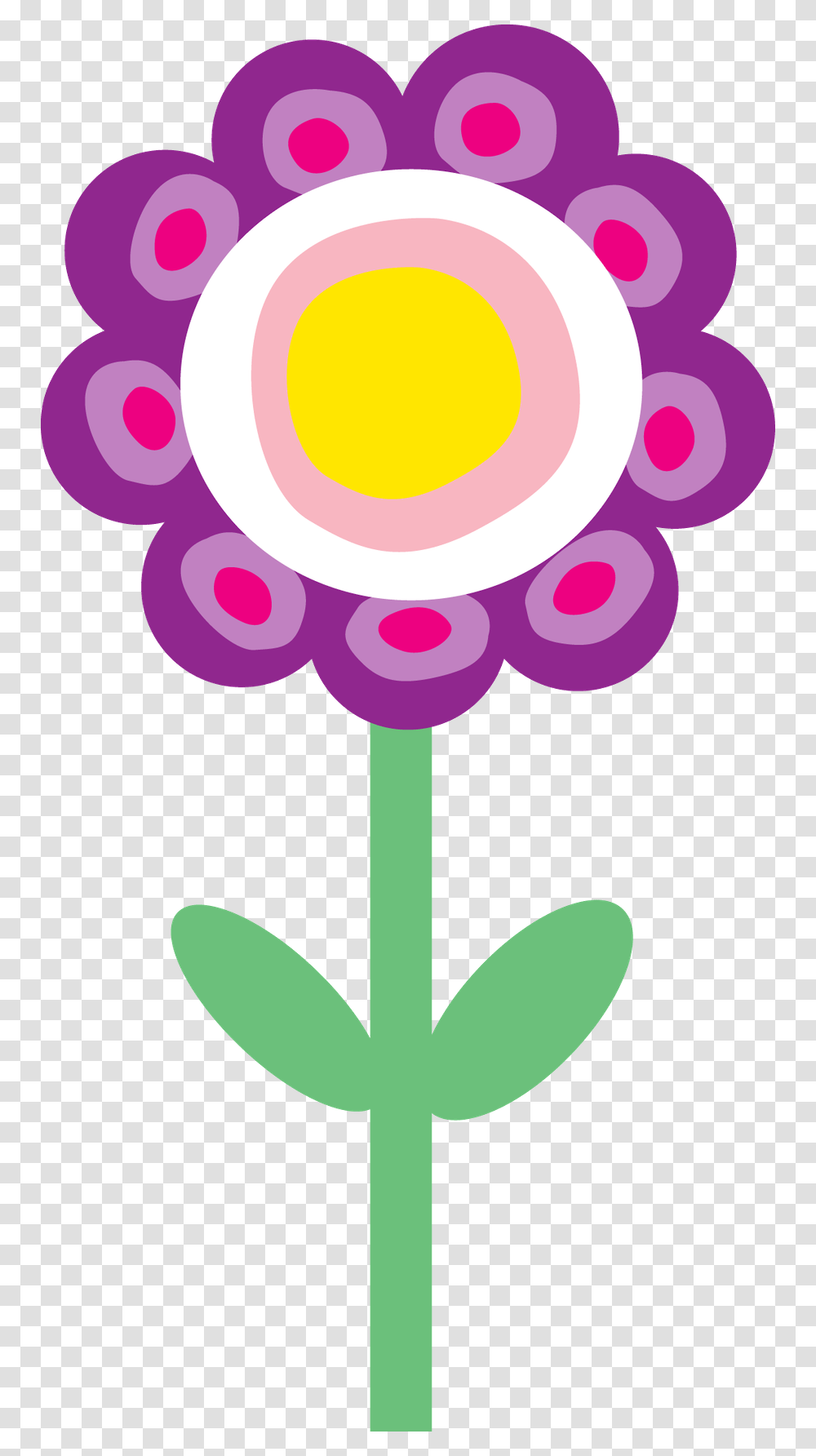 Flores Peppa Pig, Rattle, Cross, Purple Transparent Png