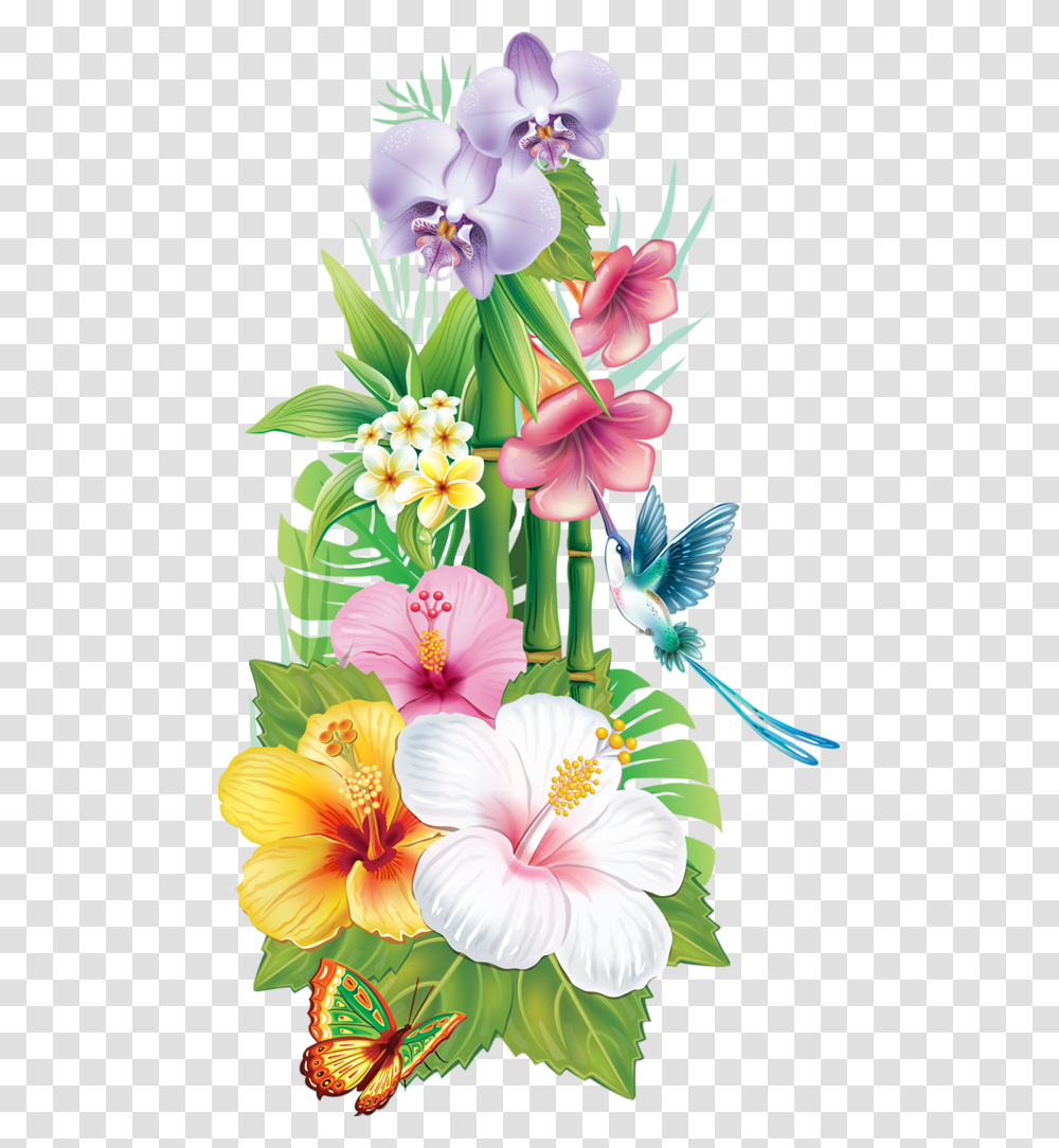 Flores Pintadas En Tela, Plant, Floral Design Transparent Png