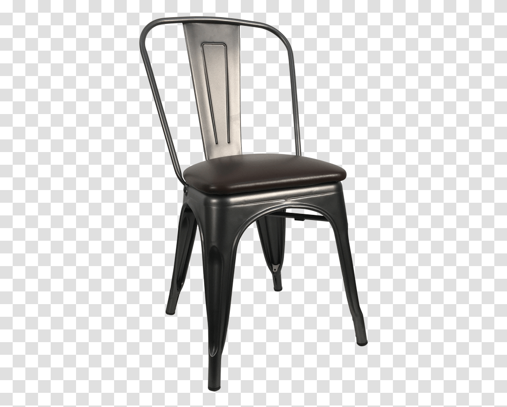 Flori Metal Dining Chair Padded Seat Rustic Dining Room Table Metal Chairs, Furniture, Sink Faucet, Bar Stool Transparent Png