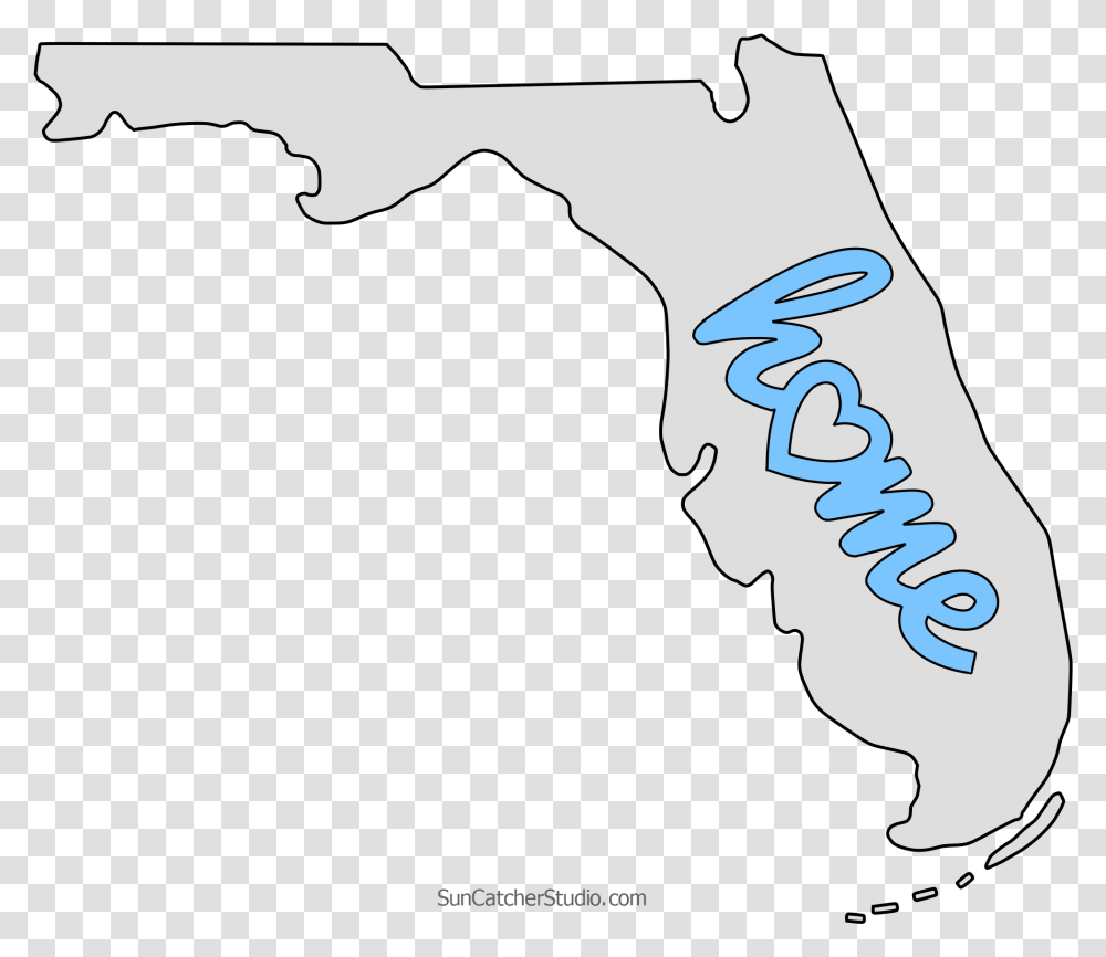 Florida Border With Home In It To Print And Color, Teeth, Mouth, Lip, Jaw Transparent Png