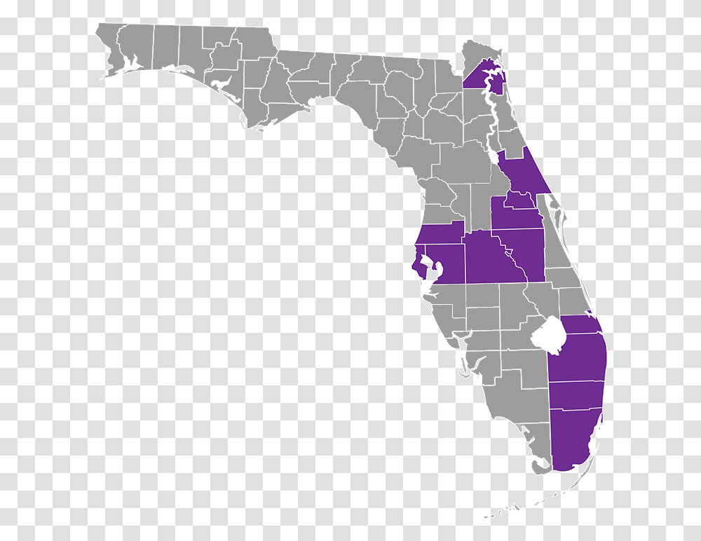 Florida County Map Vector, Plot, Diagram, Atlas, Outdoors Transparent Png