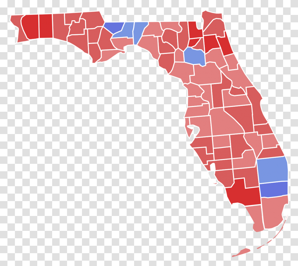 Florida Election Results 2018, Plot, Map, Diagram, Atlas Transparent Png