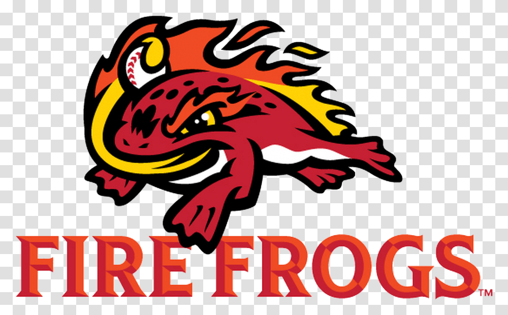 Florida Fire Frogs Logo And Symbol Meaning History Fire Frogs Baseball, Amphibian, Wildlife, Animal, Poster Transparent Png