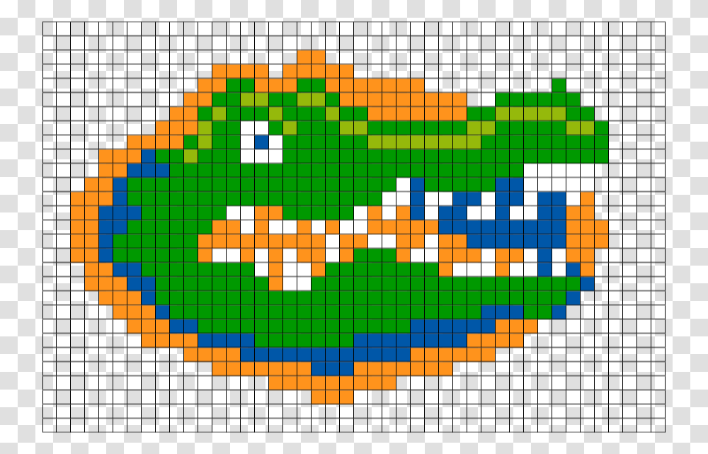 Florida Gators Bead Pattern, Plant, Pac Man, Bush Transparent Png