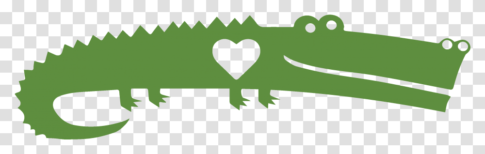 Florida Gators Clipart Download Alligator With Heart Clip Art, Gecko, Lizard, Reptile, Animal Transparent Png