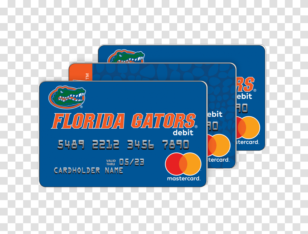 Florida Gators Fancard Prepaid, Label, Credit Card, Paper Transparent Png