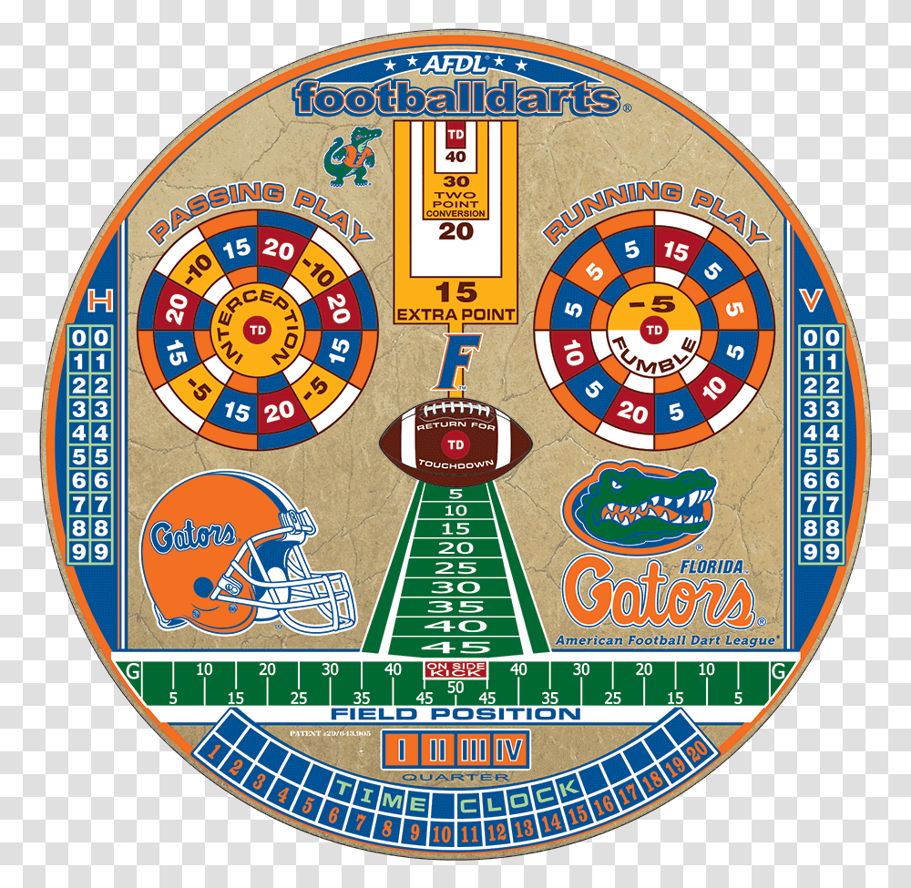 Florida Gators Football Darts The Original Game Logos And Uniforms Of The Cleveland Browns, Gambling, Jigsaw Puzzle Transparent Png