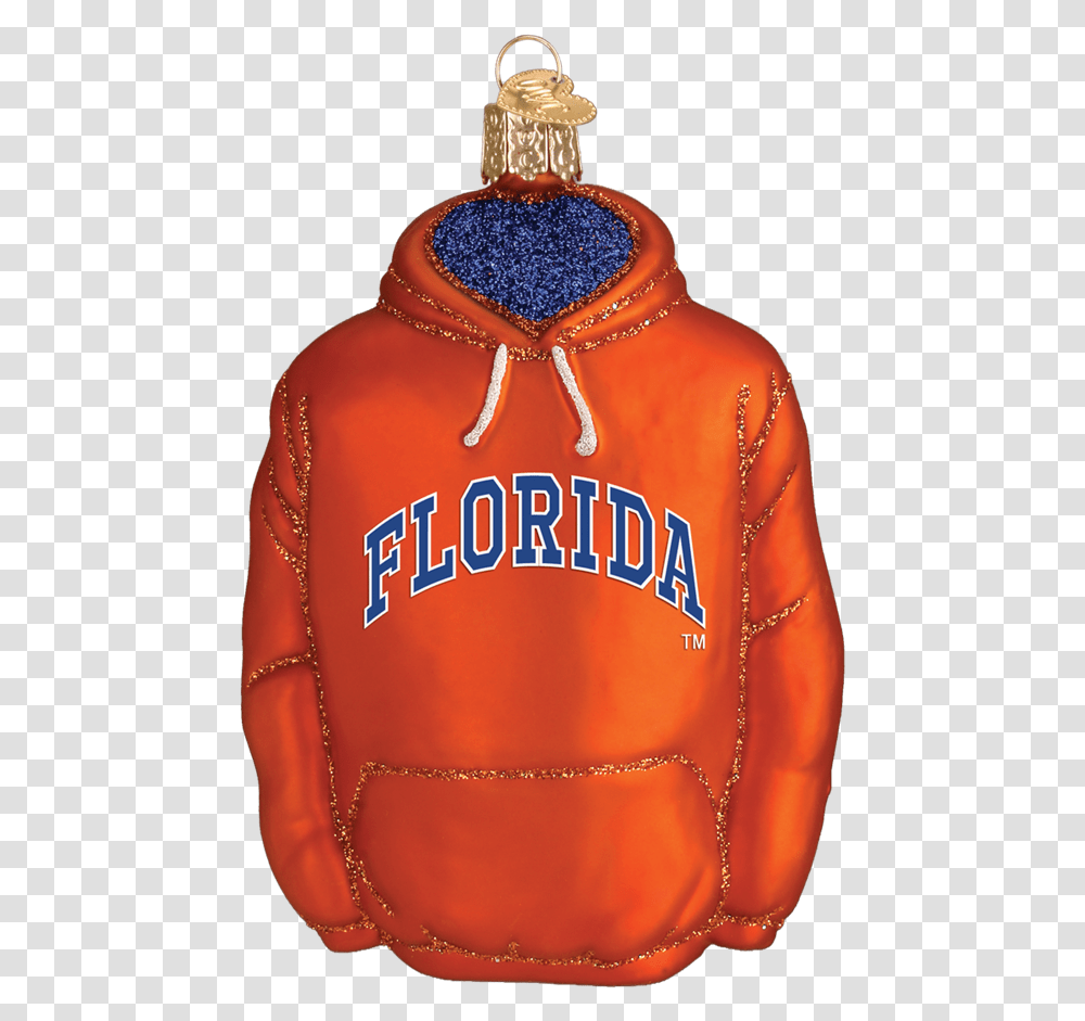 Florida Gators Hoodie Glass Christmas Ornament Hoodie, Clothing, Apparel, Backpack, Bag Transparent Png