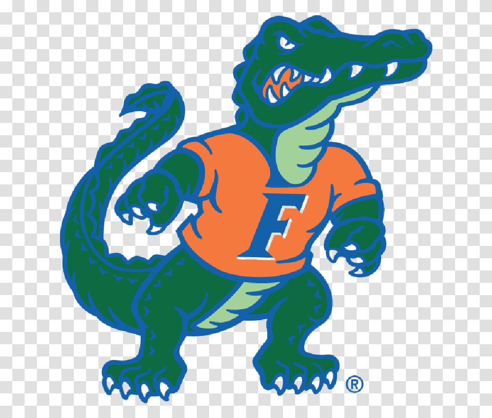 Florida Gators Mascot, Reptile, Animal, Dinosaur, T-Rex Transparent Png