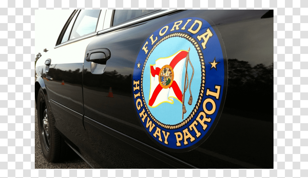 Florida Highway Patrol Emblem, Logo, Trademark, Car Transparent Png