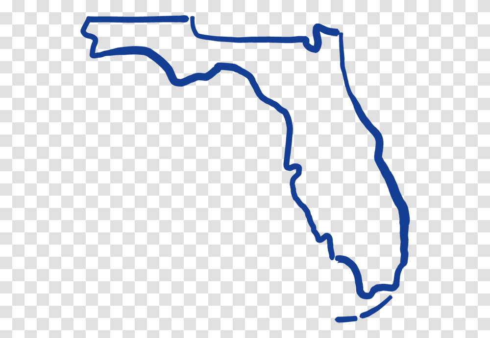 Florida Map Outline Clipart Download Florida State Vector, Outdoors, Plot, Nature, Diagram Transparent Png