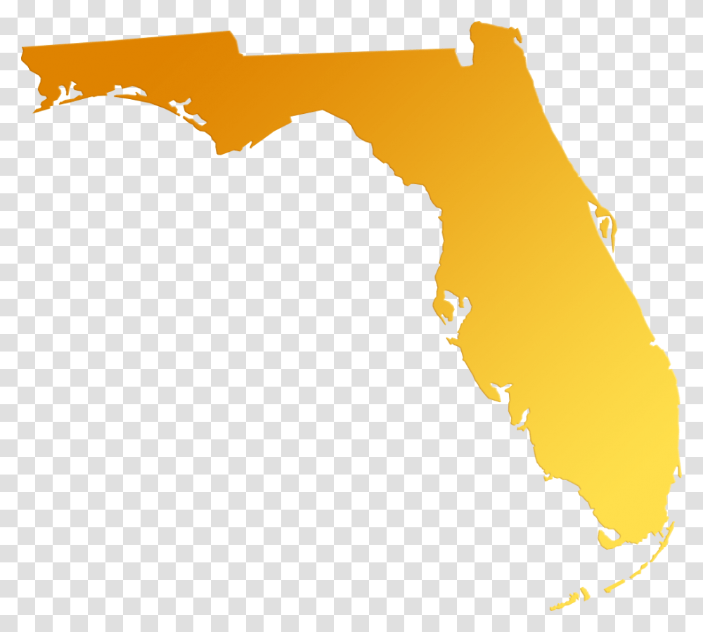 Florida Map Outline Florida State Image, Plot, Diagram, Atlas Transparent Png