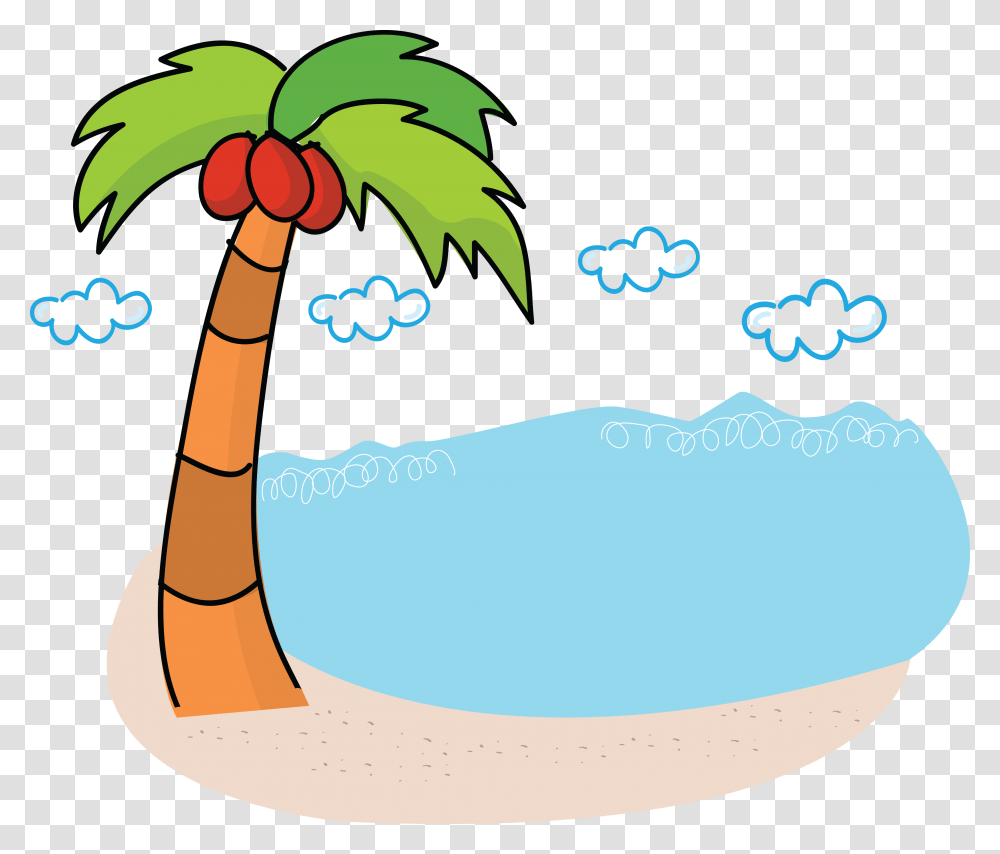 Florida Palm Trees Cartoon, Plant, Outdoors, Nature Transparent Png