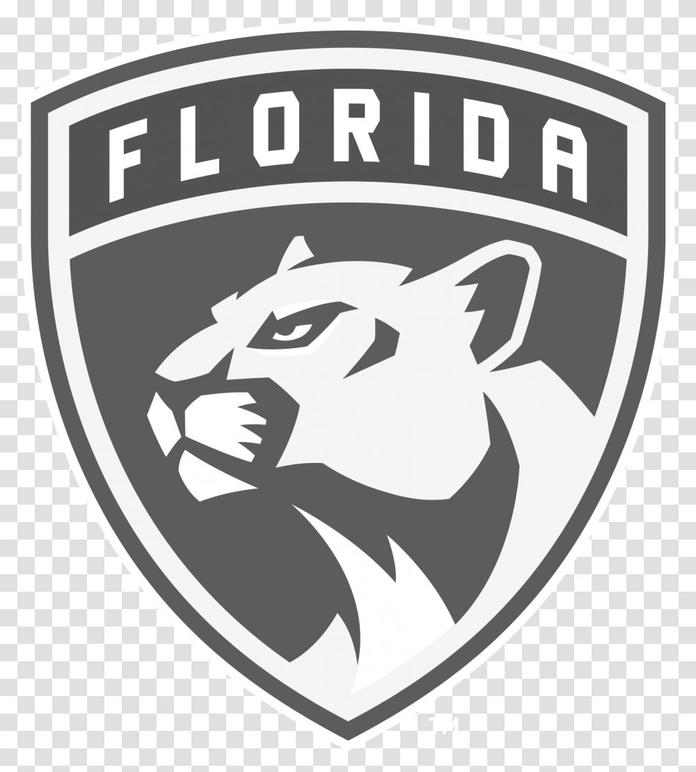 Florida Panthers Logo Florida Panthers Logo White, Armor, Trademark, Poster Transparent Png
