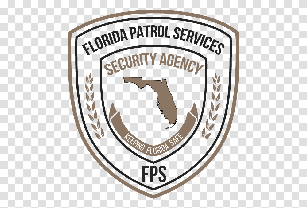 Florida Patrol Services Logo Security Guard Seal Tampa, Trademark, Emblem, Badge Transparent Png