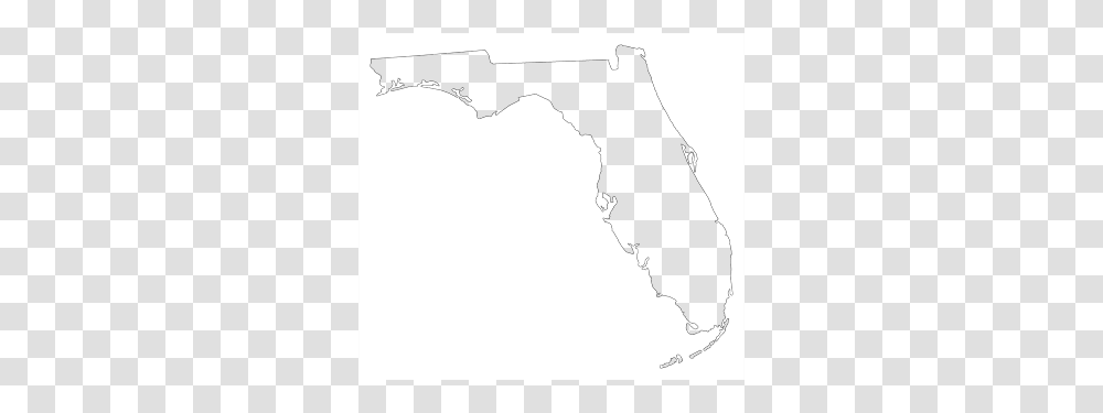 Florida Plain Frame Style Maps In Colors, Weapon, Weaponry, Silhouette, Water Transparent Png