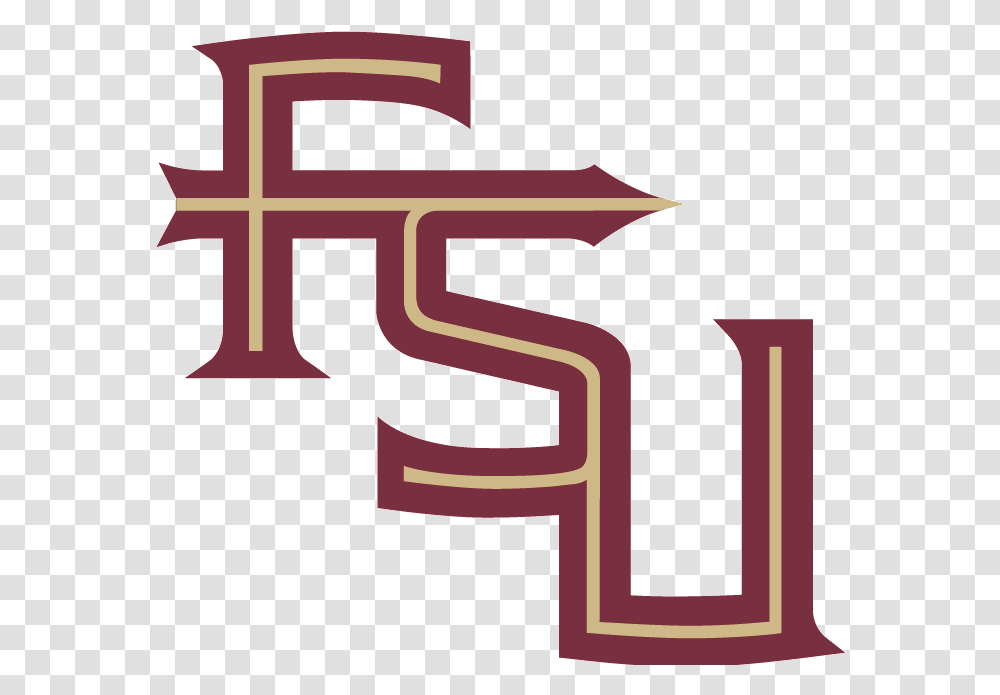 Florida State Seminoles Alternate Fsu Logo, Cross, Symbol, Text, Weapon Transparent Png